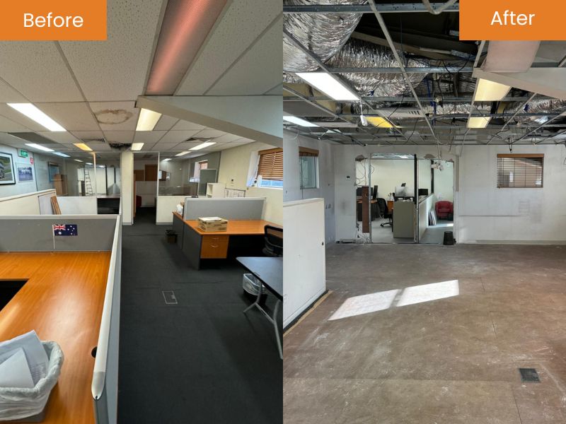 Strip Out Before & After 40